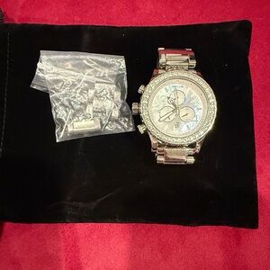Nixon 42-20  Watch with Crystal Accents & mother-of-pearl dial